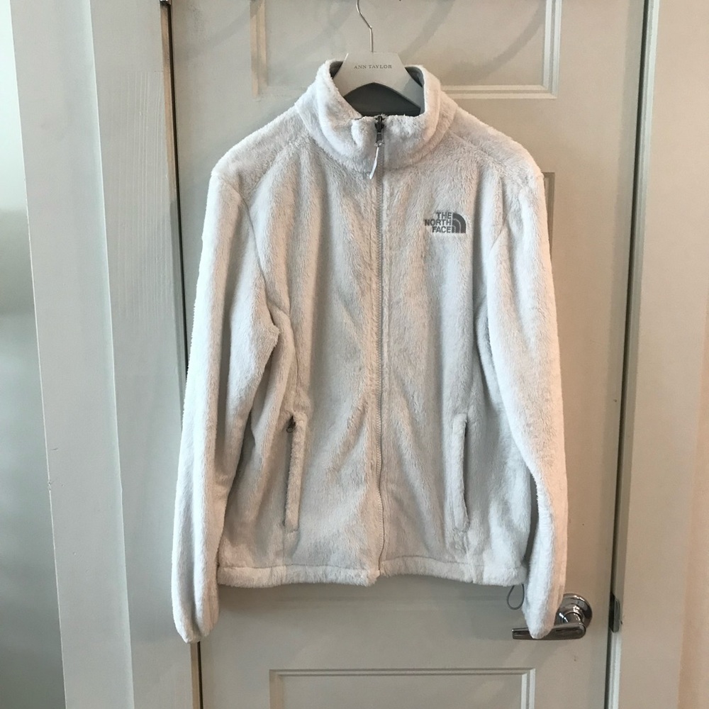 North Face White Fur Jacket